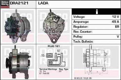 Remy DRA2121 - Alternator furqanavto.az