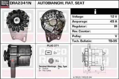 Remy DRA2341N - Alternator furqanavto.az