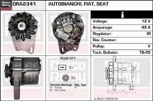 Remy DRA2341 - Alternator furqanavto.az