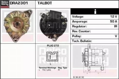 Remy DRA2301 - Alternator furqanavto.az