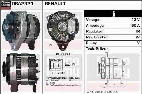 Remy DRA2321 - Alternator furqanavto.az