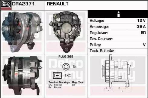 Remy DRA2371 - Alternator furqanavto.az