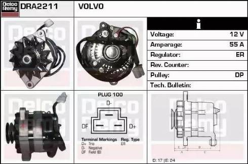 Remy DRA2211 - Alternator furqanavto.az