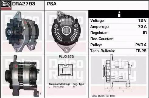 Remy DRA2793 - Alternator furqanavto.az