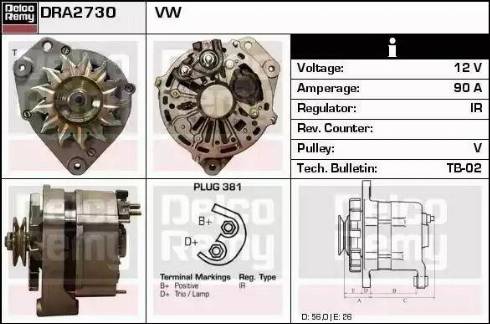 Remy DRA2730 - Alternator furqanavto.az