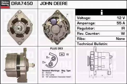 Remy DRA7450 - Alternator furqanavto.az