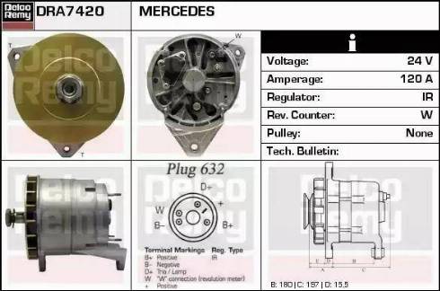 Remy DRA7420 - Alternator furqanavto.az