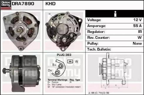 Remy DRA7890 - Alternator furqanavto.az