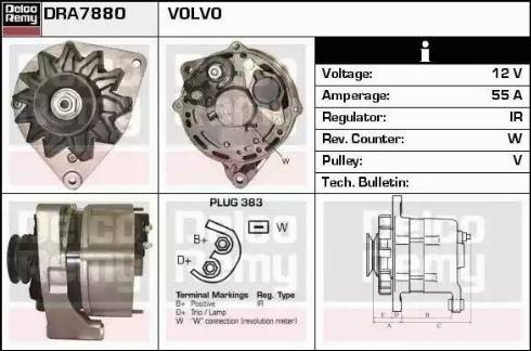 Remy DRA7880 - Alternator furqanavto.az