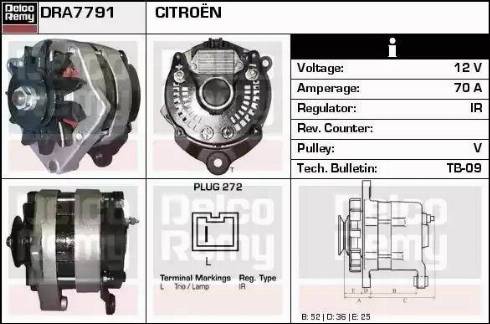 Remy DRA7791 - Alternator furqanavto.az