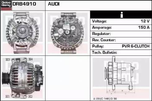 Remy DRB4910 - Alternator furqanavto.az