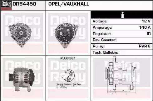 Remy DRB4450 - Alternator furqanavto.az