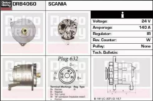 Remy DRB4060 - Alternator furqanavto.az