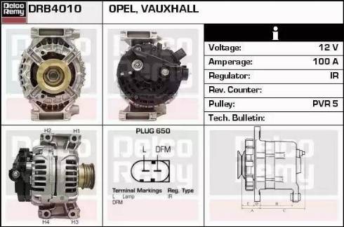 Remy DRB4010 - Alternator furqanavto.az