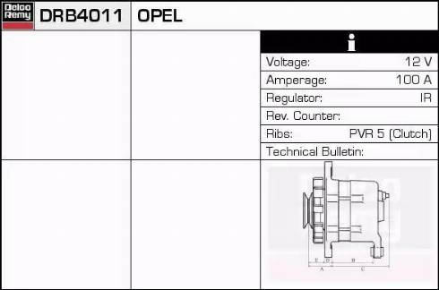 Remy DRB4011 - Alternator furqanavto.az