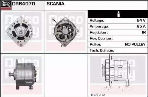 Remy DRB4070 - Alternator furqanavto.az