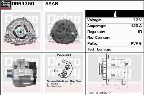 Remy DRB4350 - Alternator furqanavto.az