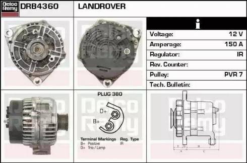 Remy DRB4360 - Alternator furqanavto.az