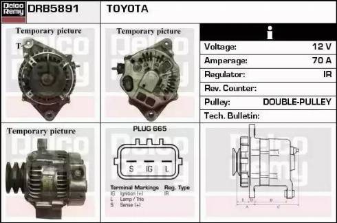 Remy DRB5891 - Alternator furqanavto.az