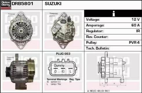 Remy DRB5801 - Alternator furqanavto.az