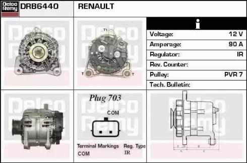 Remy DRB6440 - Alternator furqanavto.az