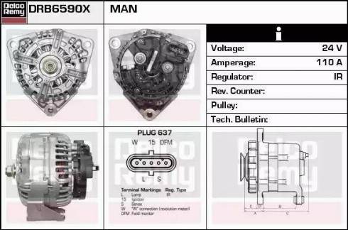 Remy DRB6590X - Alternator furqanavto.az