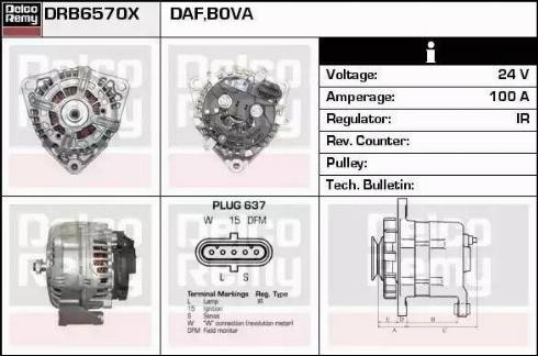 Remy DRB6570X - Alternator furqanavto.az