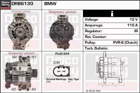 Remy DRB6130 - Alternator furqanavto.az