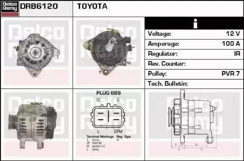 Remy DRB6120 - Alternator furqanavto.az