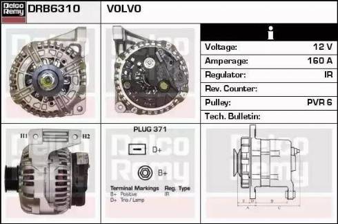 Remy DRB6310 - Alternator furqanavto.az