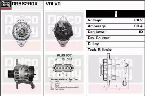 Remy DRB6290X - Alternator furqanavto.az