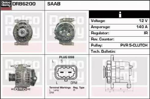 Remy DRB6200 - Alternator furqanavto.az