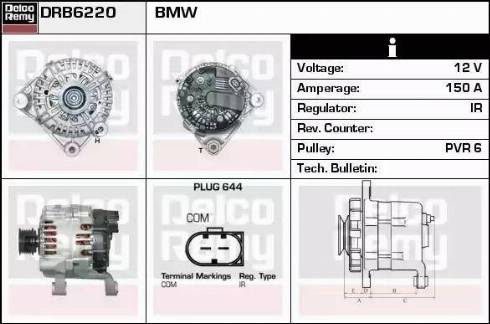 Remy DRB6220 - Alternator furqanavto.az