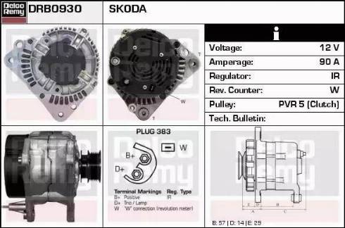 Remy DRB0930 - Alternator furqanavto.az