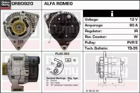 Remy DRB0920 - Alternator furqanavto.az