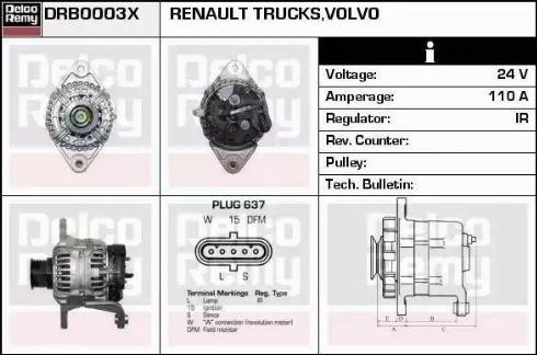 Remy DRB0003X - Alternator furqanavto.az