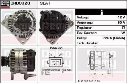 Remy DRB0320 - Alternator furqanavto.az