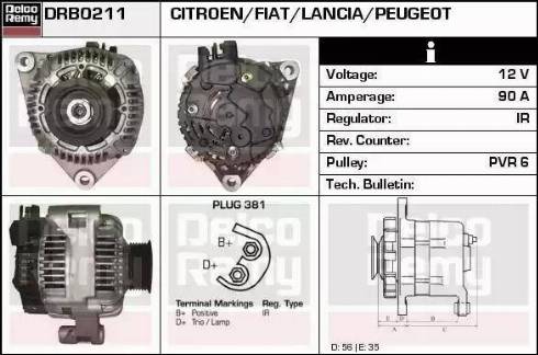 Remy DRB0211 - Alternator furqanavto.az