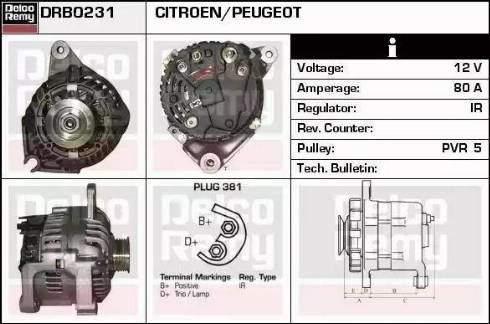 Remy DRB0231N - Alternator furqanavto.az