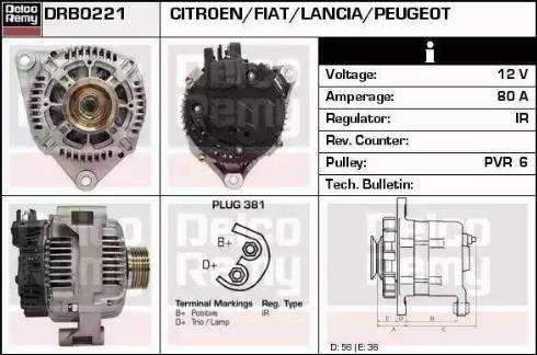 Remy DRB0221 - Alternator furqanavto.az