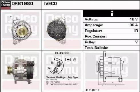 Remy DRB1980 - Alternator furqanavto.az