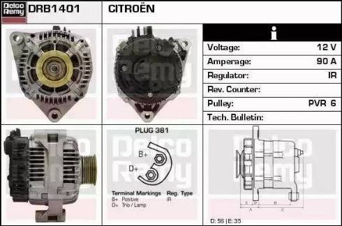 Remy DRB1401 - Alternator furqanavto.az