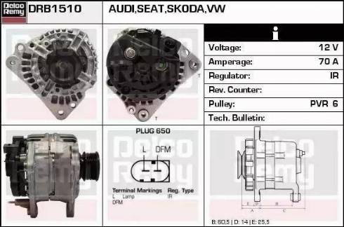 Remy DRB1510N - Alternator furqanavto.az