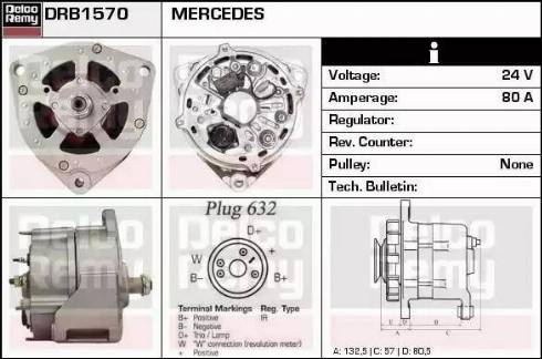 Remy DRB1570 - Alternator furqanavto.az