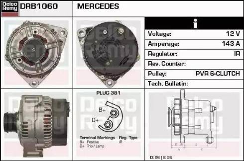 Remy DRB1060 - Alternator furqanavto.az