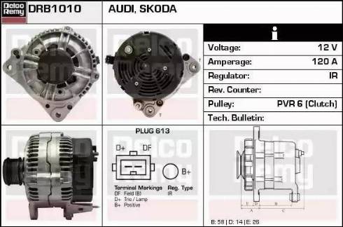 Remy DRB1010 - Alternator furqanavto.az