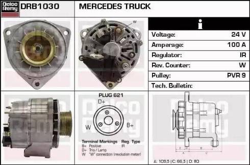 Remy DRB1030 - Alternator furqanavto.az