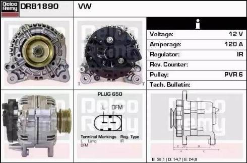 Remy DRB1890 - Alternator furqanavto.az