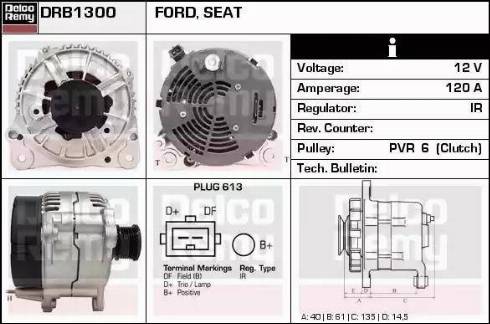 Remy DRB1300 - Alternator furqanavto.az