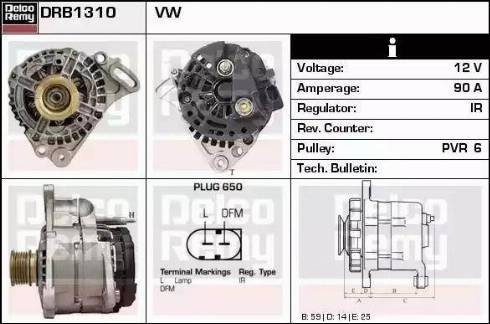 Remy DRB1310 - Alternator furqanavto.az